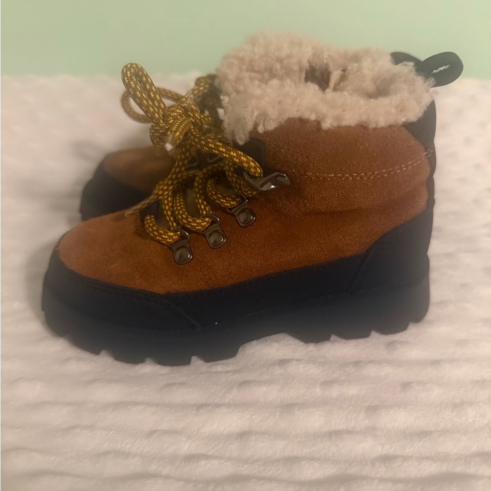 Zara Brown and Black Kids Boots - Picture 2 of 3